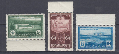 ROMANIA 1932 LP 100 SANATORII P.T.T. SERIE MNH foto