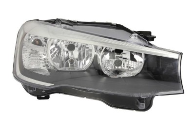 Far Bmw X3 (F25), 03.2014-08.2017, X4 (F26), 08.2014-05.2018; partea Dreapta, cu lumina de zi; tip bec H7+H7+PY21W+W21W+W5W; electric; cu motor, TYC foto