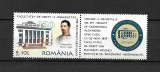 ROMANIA 2009 - FACULATATEA DE DREPT BUCURESTI, VINIETA 1, MNH - LP 1851d, Nestampilat