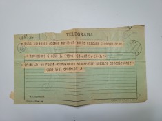Telegrama condoleante Consiliul Eparhial catre Maria Botis (1873-1940) Arad 1940