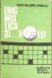 Enigmistica si Volei - Ion Susescu, 1979, Sport-Turism, Carte Hobby, Romana, 106 pagini