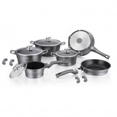 Set oale marmorate Royalty Line ES 2014M 14 piese - silver