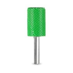 Biax sculptura lemn SABURR - Cap cilindric 19 mm, Granulatie Saburr ASPRA - VERDE