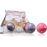 Bohemia Gifts &amp; Cosmetics Bath Bombs Bicycle bile eferverscente pentru baie parfum Lavender + Rosehip &amp; Rose 2x110 g