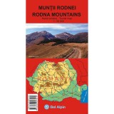 Harta Muntii Rodnei - Wanderkarte Rodnaer Gebirge - Hiking Map Rodnei Mountains M 1:50.000
