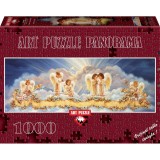 Puzzle 1000 piese Panoramic Bless Our Home - DONA GELSINGER, Art Puzzle