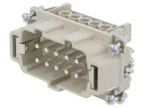 Conector HDC inserturi contact tată EPIC H-BE PIN 10 16A