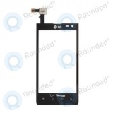 LG VS840 Lucid display digitizer negru