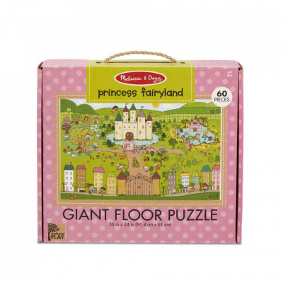 Primul meu puzzle de podea eco Tinutul Printelesor - Melissa &amp;amp; Doug foto