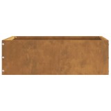 vidaXL Margine pentru gazon Ruginit 40 x 40 x 13 cm 874714