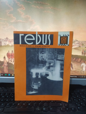 Rebus, revistă bilunară de probleme distractive, nr. 181, 5 ian. 1965, 111 foto