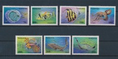 TANZANIA 1995-PESTI-SERIE COMPLETA DE 7 timbre NESTAMPILATE