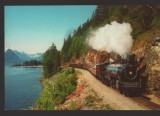 CPIB 25250 CARTE POSTALA - TRENUL CU ABURI ROYAL HUDSON DE-A LUNGUL HOWE SOUND INTRE SQUAMISH SI VANCOUVER, NECIRCULATA