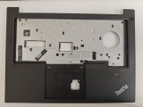 Carcasa superioara palmrest Laptop, Lenovo, ThinnkPad E495 Type 20NE, 01LW159, AP166000300, AP166000320, cu slot de amprenta, neagra