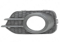 Grila bara Volkswagen Tiguan (5n2), 04.2011-05.2016, fata, Stanga, Track&amp;amp;amp;Field, cu gaura proiector foto