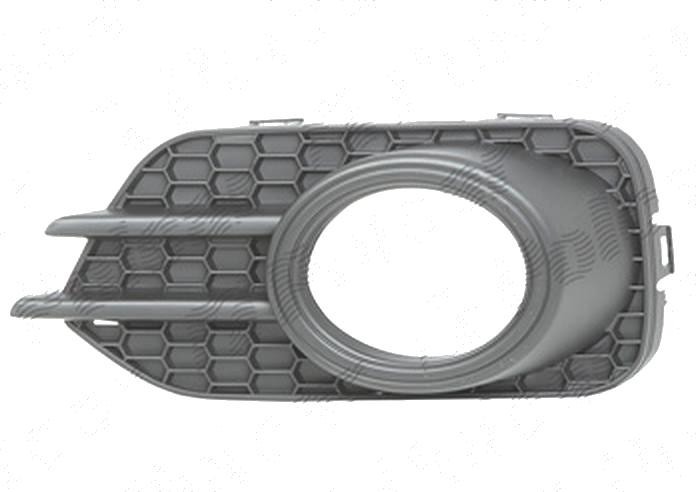 Grila bara Volkswagen Tiguan (5n2), 04.2011-05.2016, fata, Stanga, Track&amp;amp;Field, cu gaura proiector