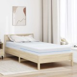 vidaXL Saltea Alb 90 x 190 cm Spumă