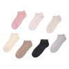 Set 7 Perechi Sosete Scurte Dama Multicolor Bumbac Poliester Elastan One Size