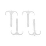Set 4 carlig dublu montare rapida, 15-28 Vorel 54871