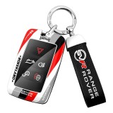 Cumpara ieftin Husă cheie auto si breloc ABS+TPU pentru Land Rover, Range Rover, Evoque, Discovery Sport 5 2018-2021