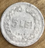 MNDRO0003 Monedă 5 Lei 1949 - Republica Populară Rom&acirc;nă (RPR) - Colecție
