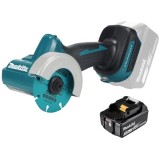 Makita DMC300Z + BL1830B - Fierastrau circular 76x10 mm + Acumulator Li-Ion 18 V 3 Ah