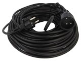 Prelungitor electric PVC 30m negru 16A