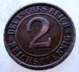 7.765 GERMANIA WEIMAR 2 REICHSPFENNIG 1924 D