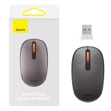Mouse wireless baseus bluetooth 5.0 f01a frosted, gray