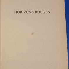 Horizons Rouges - Ion Mihai PACEPA - 1987-carte în limba franceză