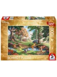 Puzzle Schmidt Thomas Kinkade Disney Winnie The Pooh 1000pc (sch6897)