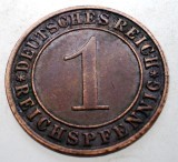 B.319 GERMANIA WEIMAR 1 REICHSPFENNIG 1936 A