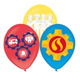 Set 6 baloane de petrecere cu imprimeu Pompierul Sam