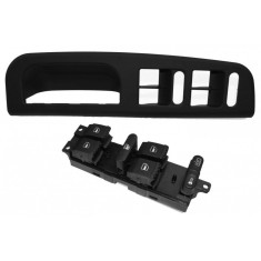 Maner Usa Interior Sofer Stanga Negru + Bloc Comenzi Geamuri Compatibil Volkswagen Golf 4 1997-2004 3B1867171E + 1J4 959 857 D