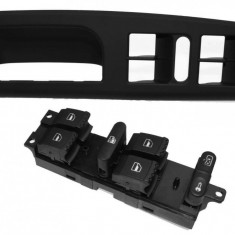 Maner Usa Interior Sofer Stanga Negru + Bloc Comenzi Geamuri Compatibil Volkswagen Passat B5 1996-2005 3B1867171E + 1J4 959 857 D