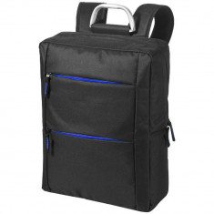 Rucsac Laptop, Everestus, BN, 15.6 inch, 600D poliester, negru, albastru, saculet de calatorie si eticheta bagaj incluse foto