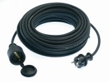 Prelungitor cauciuc cu fisa si cupla 60310, 10 m, H05RR-F 3 x 1.5 mmp