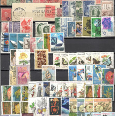 AUSTRALIA.Lot peste 270 buc. timbre stampilate DL.2