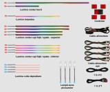 Lumini ambientale dedicate BMW Seria 5 G30 G38 2017-2023, RGB Acrilice 19 in 1 Dinamice cu efect symphony, Control din Aplicatie Bluetooth Buton