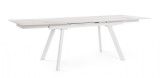 Cumpara ieftin Masa extensibila otel portelan alb Jarkko 160/240x90x75 cm