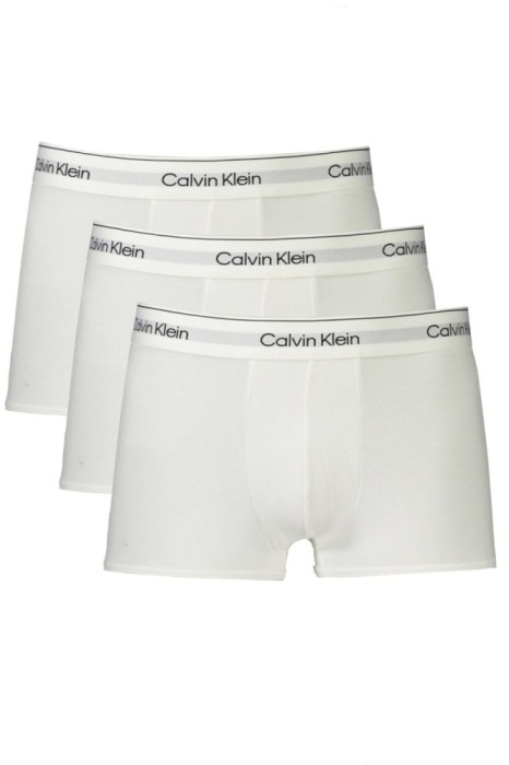 CALVIN KLEIN Underwear Barbati Set 3 perechi de boxeri, alb, S