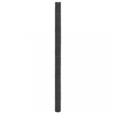 vidaXL Membrană antiburuieni, negru, 2x10 m, PP