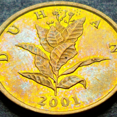 Moneda 10 LIPA - CROATIA, anul 2001 * cod 1894 = patina super