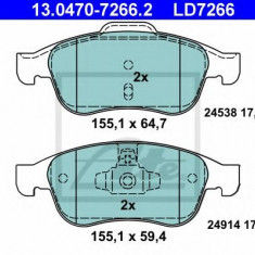 Set placute frana,frana disc RENAULT SCENIC III (JZ0/1) (2009 - 2016) ATE 13.0470-7266.2