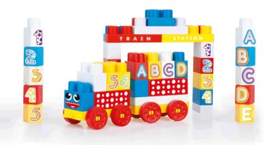 Cuburi de construit din plastic - 50 piese foto
