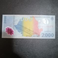 Bancnota DOUA MII LEI - 2.000 Lei - 1999, ECLIPSA