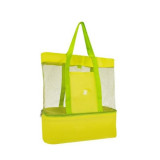 Geanta picnic, termoizolanta, impermeabila, verde si galben, 20 L, 35x15x58 cm, Malatec&nbsp;