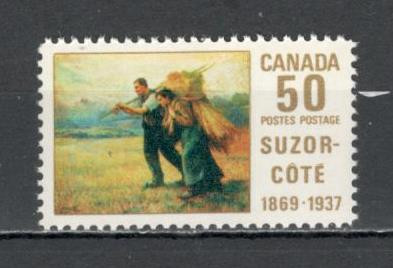 Canada.1969 100 ani nastere A. de Foy Suzor-Cote-Pictura SC.90 foto