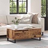 vidaXL Masă de cafea Lemn Vechi 90 x 50 x 36,5 cm Lemn compozit 881678
