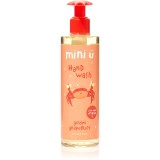Mini-U Hand Wash Săpun natural pentru m&acirc;ini pentru copii Golden Grapefruit 250 ml